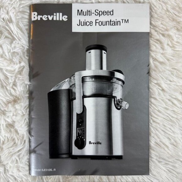 NWOT Breville BJE510XL Juice Fountain Multi-Speed 900-Watt Juicer - Picture 14 of 16